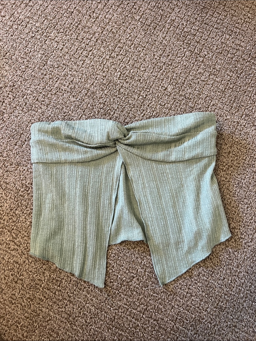 Princess Polly green tube top